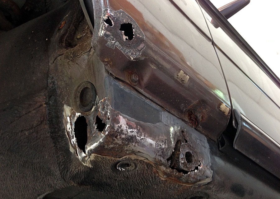 Mercedes rust repair