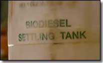 Biodiesel tank