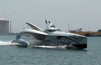 Earthrace sets record circumnavigation