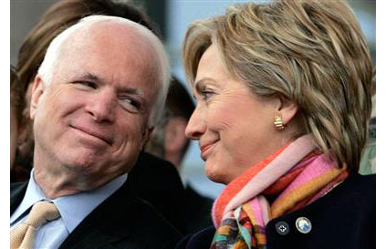 McCain Clinton