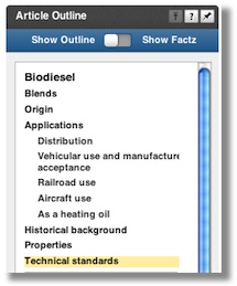 Article Outline box