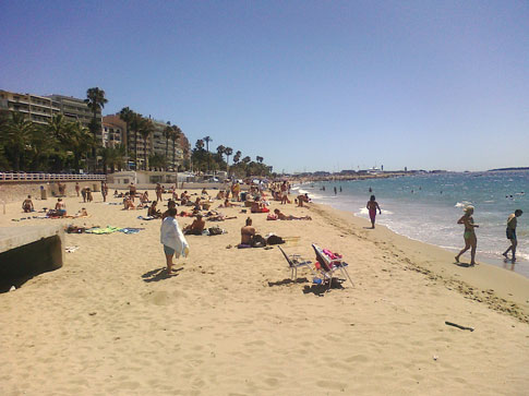 Cannes France -- Beach