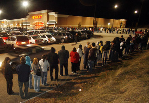 Black Friday Lines at Target