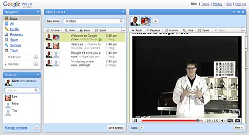 Google Wave preview