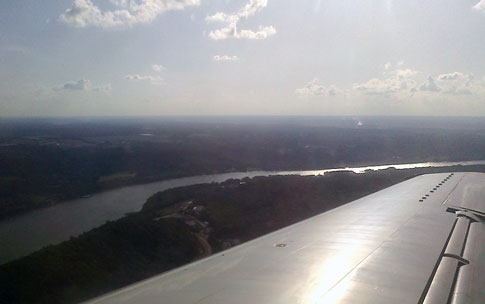 Flying into CVG