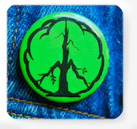 Peace Earth Day Button - Clyde Witt