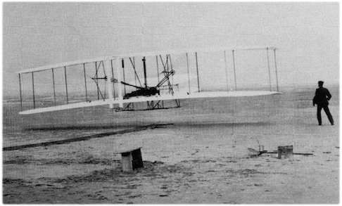 Wright Brothers at Kitty Hawk