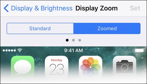 iphonedisplaybrightnesszoom