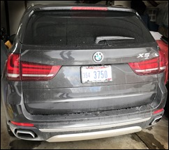 2018BMWX5Rear