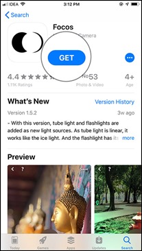 Download-Focos-app-on-your-iPhone-8-Plus-or-7-Plus-iPhone-X