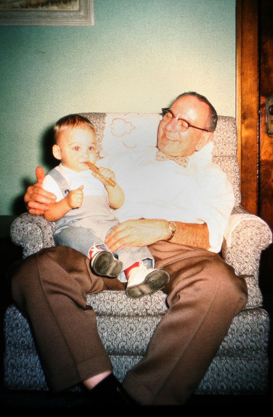Grandpa Bluhm and me