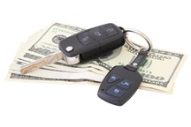 money and car keys