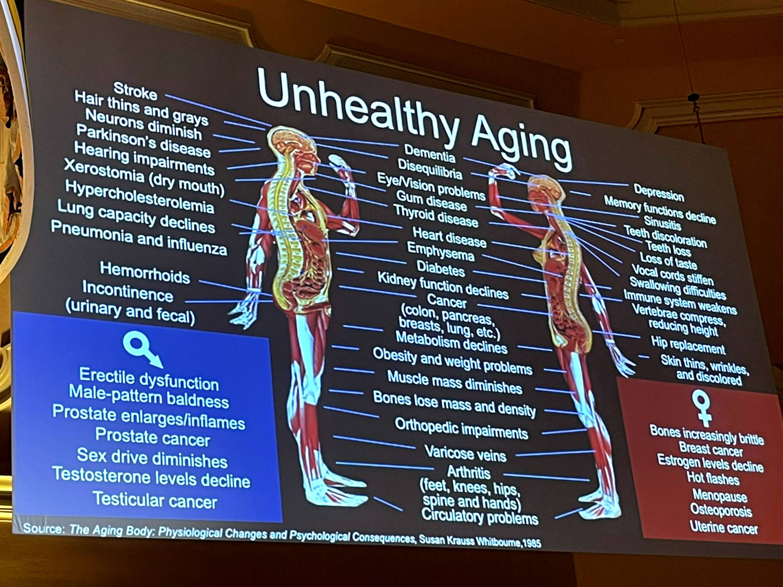 Unhealthy Aging Graphic