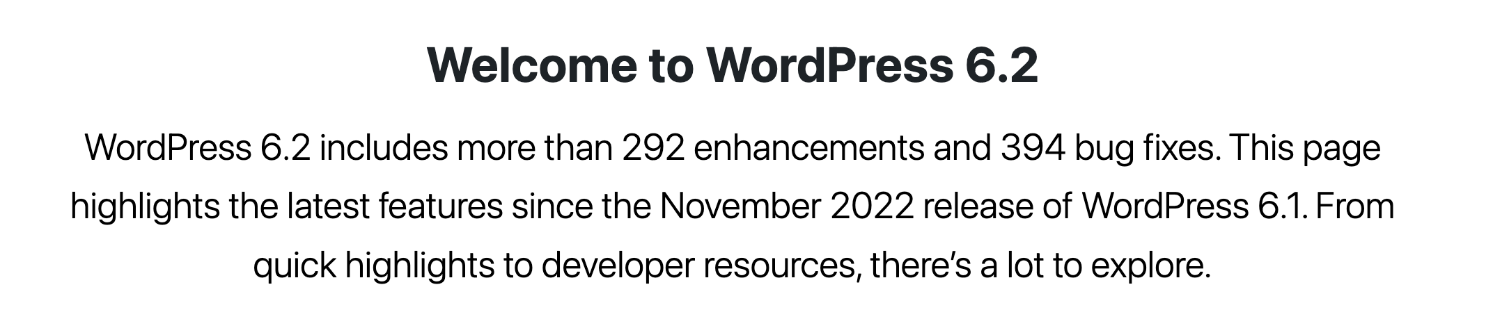 Wordpress 6.2 