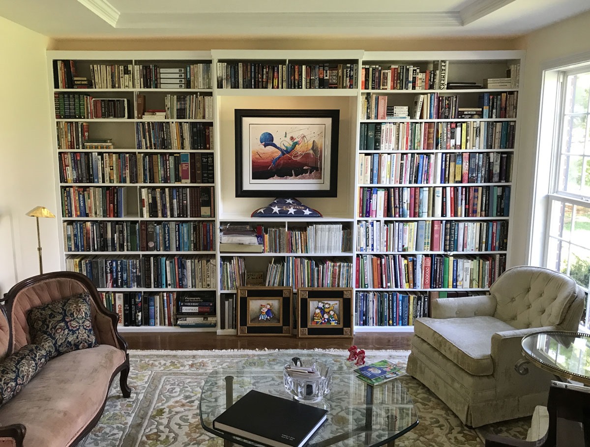 Music Room / Library Bookshelves - April 2021