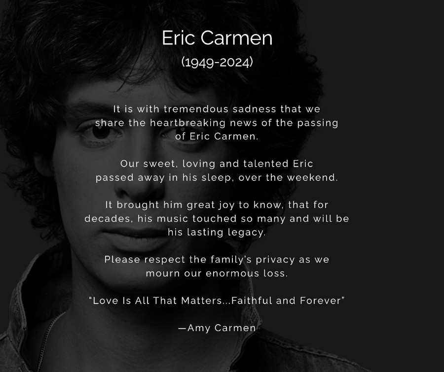Eric Carmen (1949 - 2024)