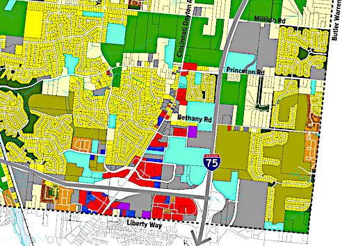 Liberty Township, Ohio development map