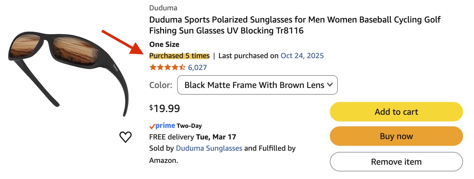 Duduma Sunglasses on Amazon