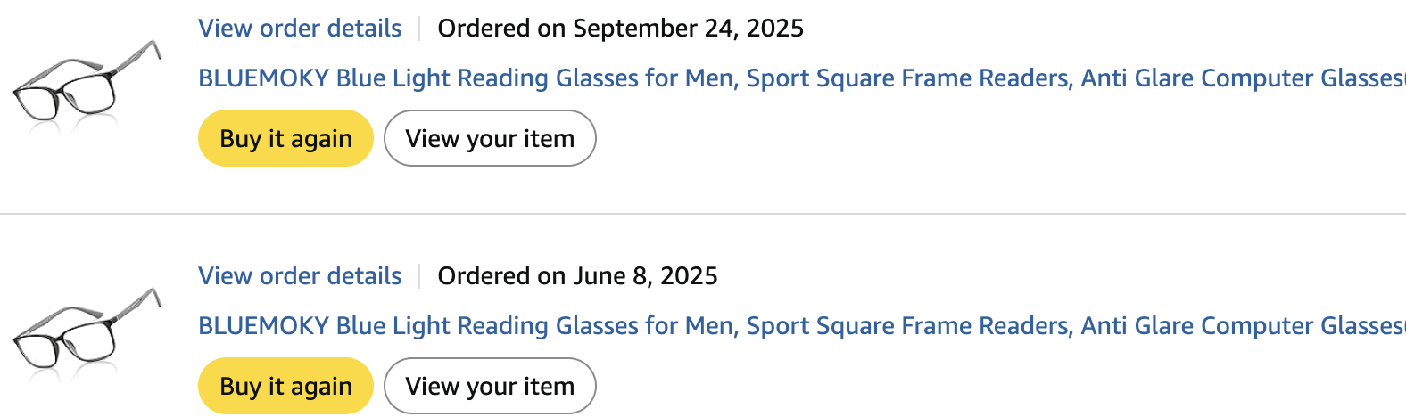 Readers purchased second pair