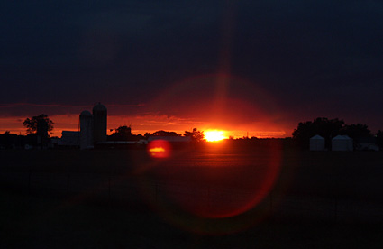 Autumn Ohio sunset