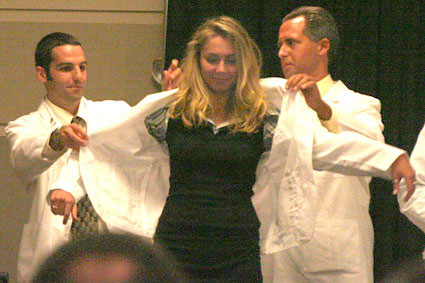 Katelyn receives her 1st White Coat