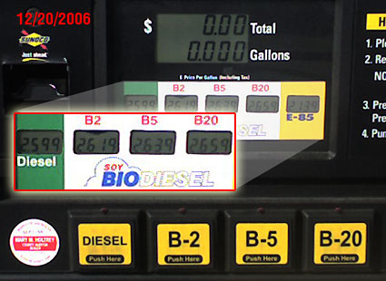Updated Biodiesel at I71 exit 151 Sunoco