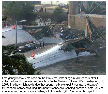Bridge Collapse AP Photo