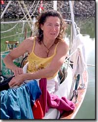 Donna Lange on deck in 2006